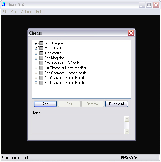 Disable Cheats 